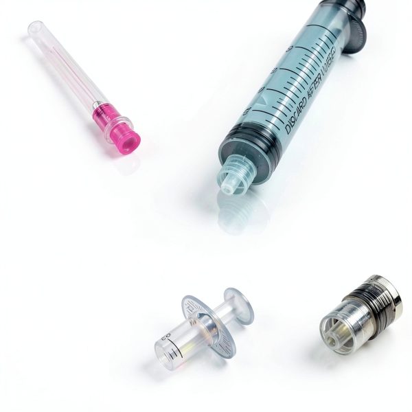 5 Pack 10ml 18 Gauge - Luer Lock 1ml 2.5ml 3ml 5ml 10ml 20ml with 25Ga, 23Ga, 22Ga, 21Ga, 18Ga Lab Consumables(Individually Sealed Wrapped)-1