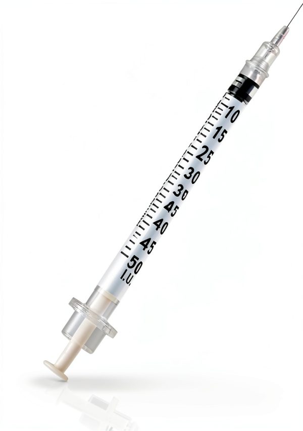 0.5 ml/cc Syringes 31G x 5/16’’ (8mm), Orange Cap, Box of 50 pcs-1
