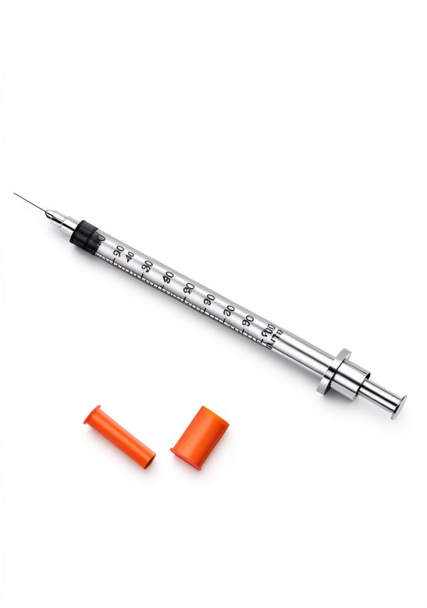 U-100 Syringes with Needle 30G 1/2in 1ml Mxene 100 Pack Sterile Lab-3