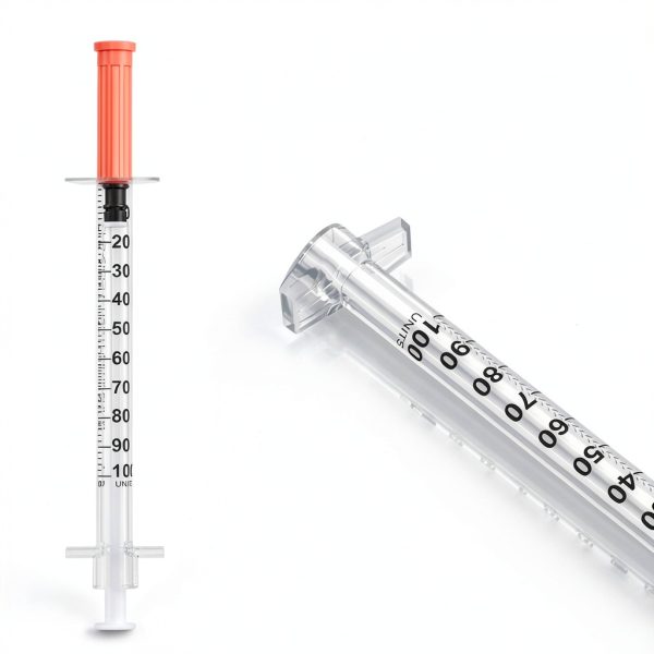 1ml Disposable Syringe 31G 5/16" (8mm) Needle Himeland 30 Pack-3