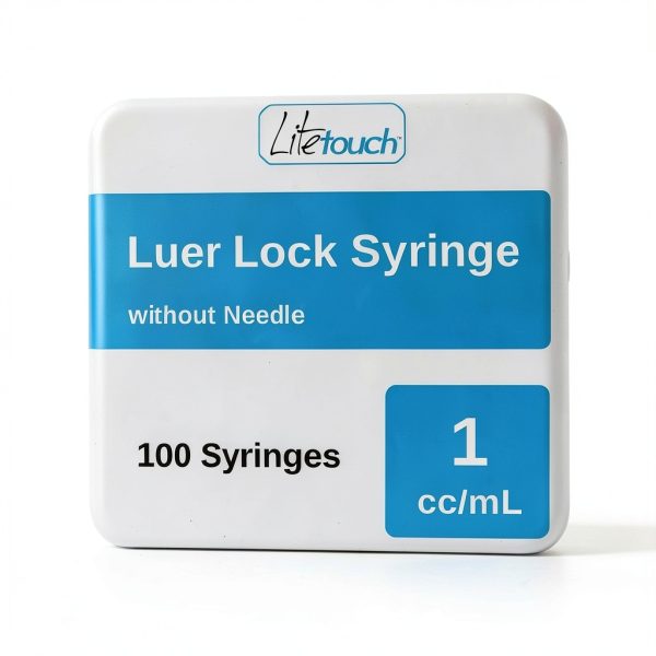 1ml Luer Lock Syringe MediCore Sterile Individually Sealed 100 per Box-3