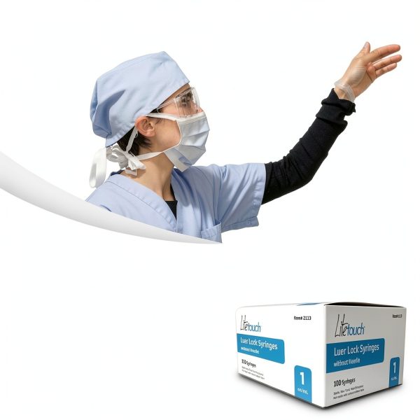 1ml Luer Lock Syringe MediCore Sterile Individually Sealed 100 per Box-4